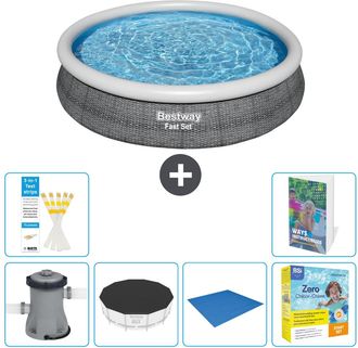 Bestway Piscina Bestway Fast Set Redonda - 366x76 Cm - 7-piezas S198