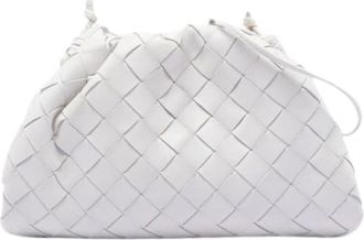 Bottega Veneta Pre-owned Clutches, female, White, Size: ONE SIZE Pre-owned The Mini Pouch