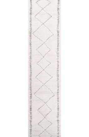 Jonathan Y Designs Zaina Moroccan Beni Souk Area Rug in Cream/gray at Nordstrom, Size 5Ft 0In X 8Ft 0In