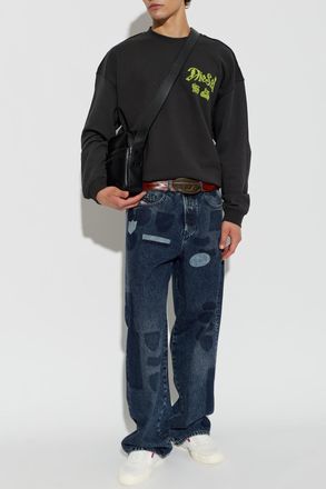 Diesel Sweatshirt S-BOXT-AA2, Mens, Black