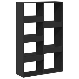 vidaXL Libreria Nera 100x33x155,5 Cm In Legno Multistrato - Vidaxl