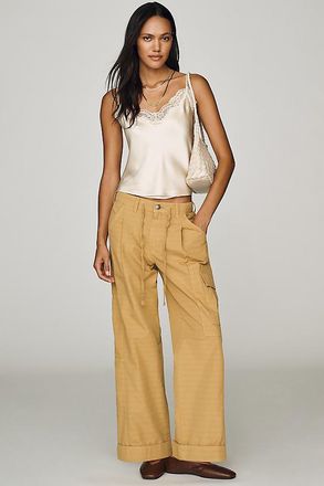 Pilcro Cade 100% Cotton Low-Slung Cargo Pants