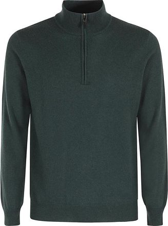 KANGRA Stijlvolle Gebreide Trui - Heren - Coltruien - Groen - 2XL - Wol - Truien & Vesten
