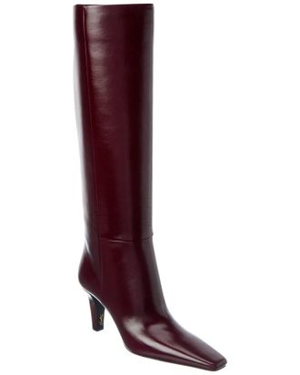 Saint Laurent Jill 75 Leather Knee-High Boot