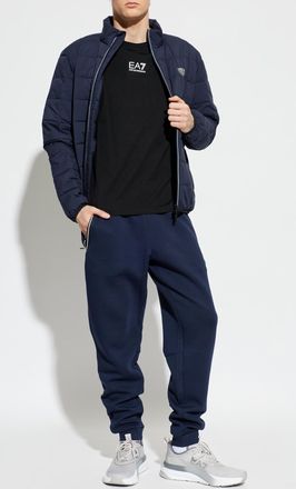 Emporio Armani T-shirt With Print, Mens, Black