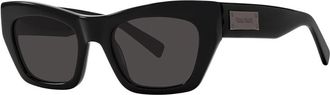 Vera Wang V621 Black Womens Sunglasses Black Size 51