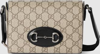 Gucci Horsebit 1955 Mini Bag, Beige, GG Canvas