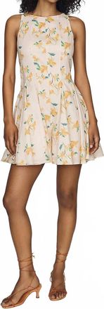 Hutch Cammy Sleeveless Romper In Beige