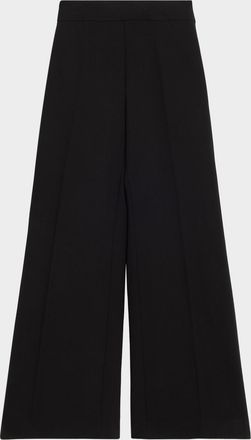 Carolina Herrera High-Rise Wide-Leg Wool Pants