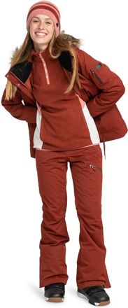Roxy Snowboardhose ROXY Nadia, Damen, Gr. S, rot (smoked paprika), Obermaterial:100% Microfaser;, Hosen Snowboardhose