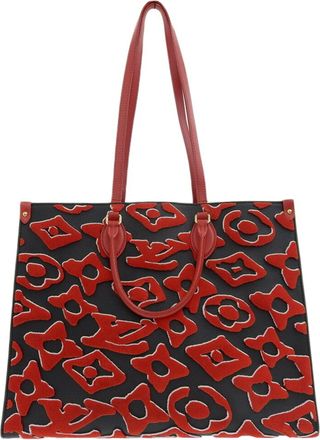 Louis Vuitton Noir Rouge Pvc Tote Bag (Pre-Owned)