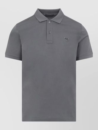 Prada short sleeve polo shirt straight cut