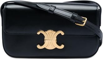 Celine Pre-owned Celine Shiny Calfskin Triomphe Claude Shoulder Bag Ladies B75ACCVZ7TWL1XCY