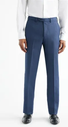 Emporio Armani Textured Trousers in Deep Blue at Nordstrom, Size 48