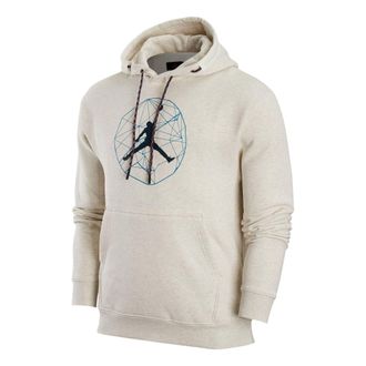 Air Jordan Logo Hoodie Beige DX6595-141