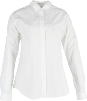Saint Laurent Saint Laurent Oxford overhemd van wit katoen