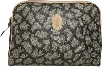 Saint Laurent Pre-owned Leren Clutch - Dames - Vintage Clutch - Veelkleurig - ONE Size - Leer - Vintage