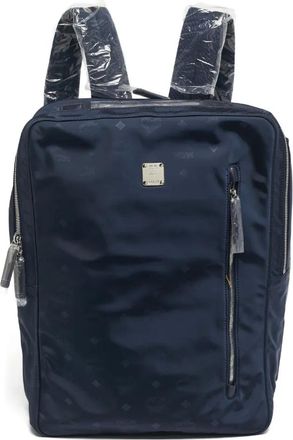 MCM Rugzak met Visetos-print - Blauw