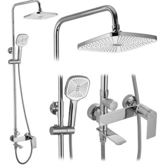 Rea Kit De Ducha Antitorial Cromado My1902-78c Sku Rea-p4882
