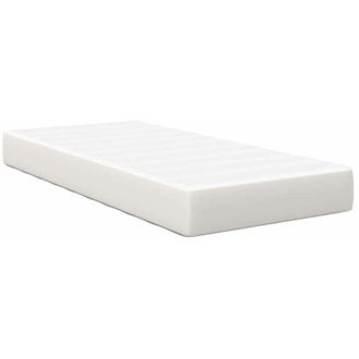 vidaXL Bed Mattress with Mattress Cream 80 x 200 cm Fabric vidaXL