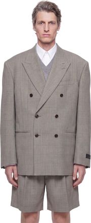 Hed Mayner Double-Breasted Wool Blazer