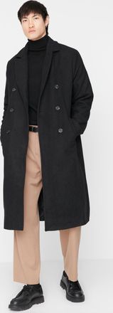 Trendyol MAN Heren Zwart Effen Lang Relaxed fit Jassen