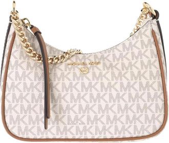Michael Kors Charm Pouches/Portfolios Vanilla Acrn - Dames - Handtassen - Beige - ONE Size - Leer - Tassen