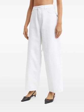 Haikure Jeans Bethany con cinque tasche - Bianco