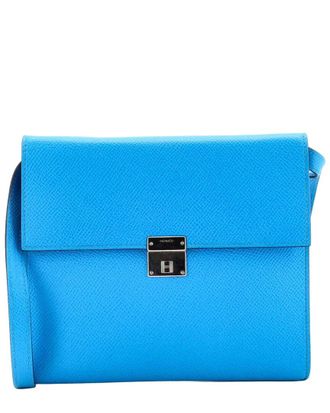 Herm&egrave;s Clic Wallet On Strap Epsom 16 (Authentic Pre-Loved)