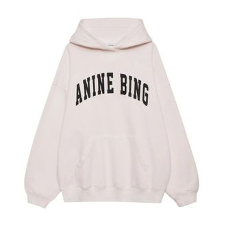 Anine Bing Hoodies, female, Pink, Size: XS Harvey Sweatshirt