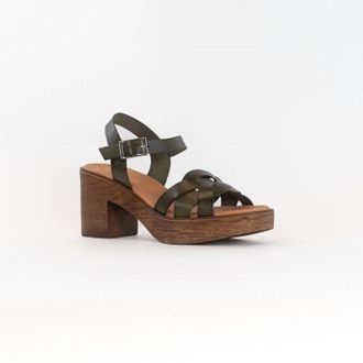 Eric Michael Womens Uma Sandal In Green