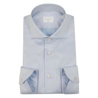 Xacus Stijlvolle overhemden voor mannen - Heren - Zakelijke Overhemden - Blauw - 4XL - Overhemden
