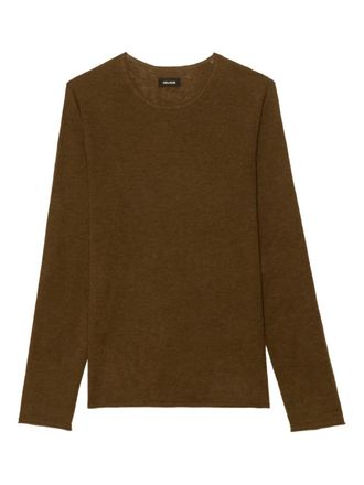 Zadig&Voltaire Teiss round-neck T-shirt - Brown