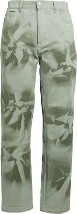8 by YOOX UNISEX COTTON DENIM TIE & DYE WORKPANTS