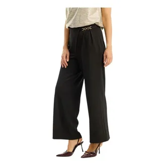 In Front Wide Trousers - female - IN FRONT - Wide Trousers - Black - L - Trousers