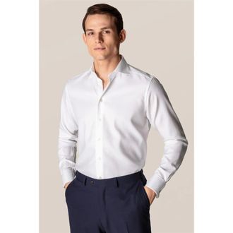 Eton Heren, Overhemden, Wit, Maat: XL Katoen