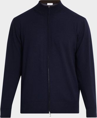 Eton Men & apos;s Merino Full-Zip Knit Cardigan