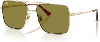 Ray-Ban Ari Zonnebrillen - unisex - Zonnebrillen - Geel - 56 MM - Nylon - Accessoires