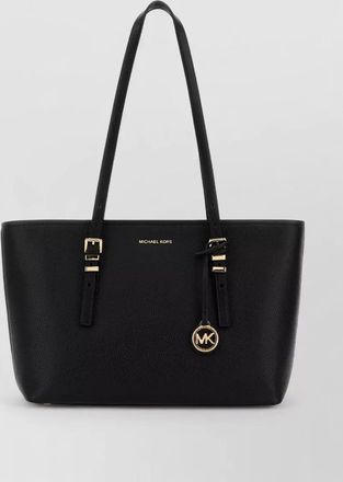 Michael Kors quinn leather shoulder shopper double handles