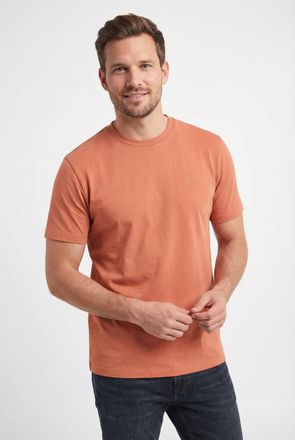 Joop T-Shirt JOOP JEANS Alphis, Herren, Gr. XXL, bright orange, Single Jersey, Obermaterial: 100% Baumwolle, unifarben, regular fit, Rundhals, Shirts T-Shi
