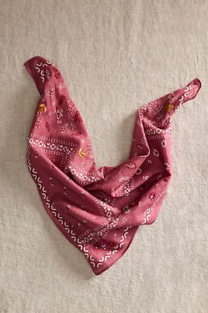 Terrain Embroidered Paisley Bandana