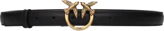 Pinko Pinko Damess Riem Zwart Leer