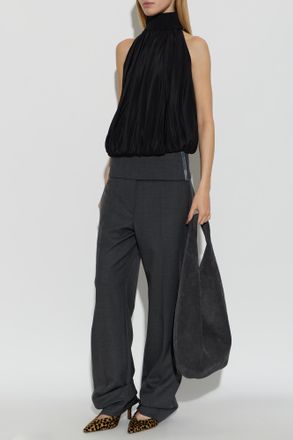 Sportmax Wool Trousers Maranta, Womens, Grey