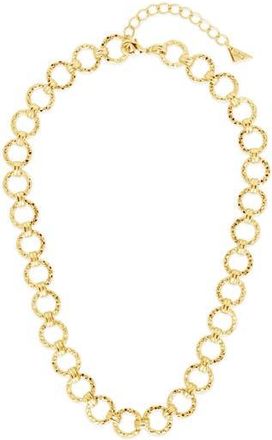 Sterling Forever Molten Chain Necklace in Gold at Nordstrom Rack