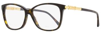 Jimmy Choo London JC292 Rectangular Acetate Eyeglasses - Brown