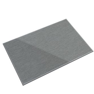 OEM Alfombra Tejida De Imitaci&oacute;n Lino Con Base - Gris 50cm X 80cm