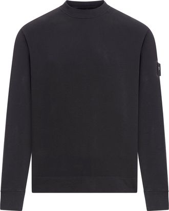 Stone Island CREW NECK SWEATSHIRT WITH GHOST BADGE - Stone Island - Man