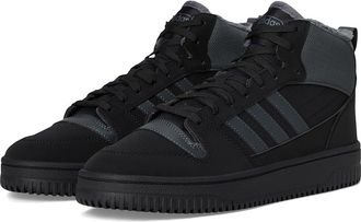 adidas Turnaround Winterized Mid Top Basketball Shoes Black/Grey/Black : Mens 11.5 - Womens 12.5 Medium, Leather/Rubber