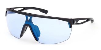 Adidas Sport SP0099 02X Mens Sunglasses Black Size 140