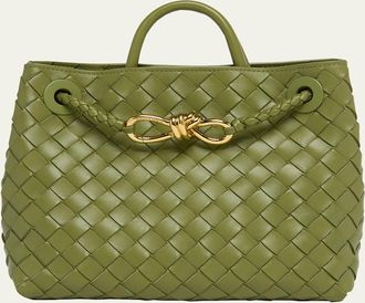 Bottega Veneta Andiamo Small Leather Top-Handle Bag